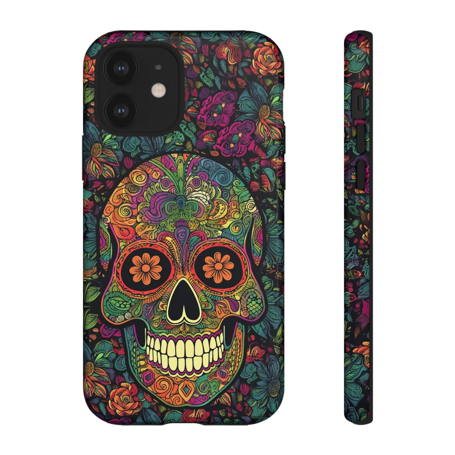 Retro Sugar Skull Tough Cases