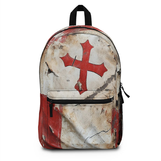 Knight Templar Crusader Cross Backpack