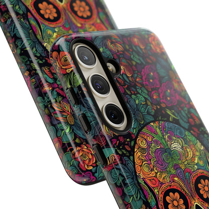 Retro Sugar Skull Tough Cases