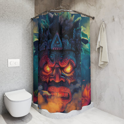 FrankenTiki Shower Curtains