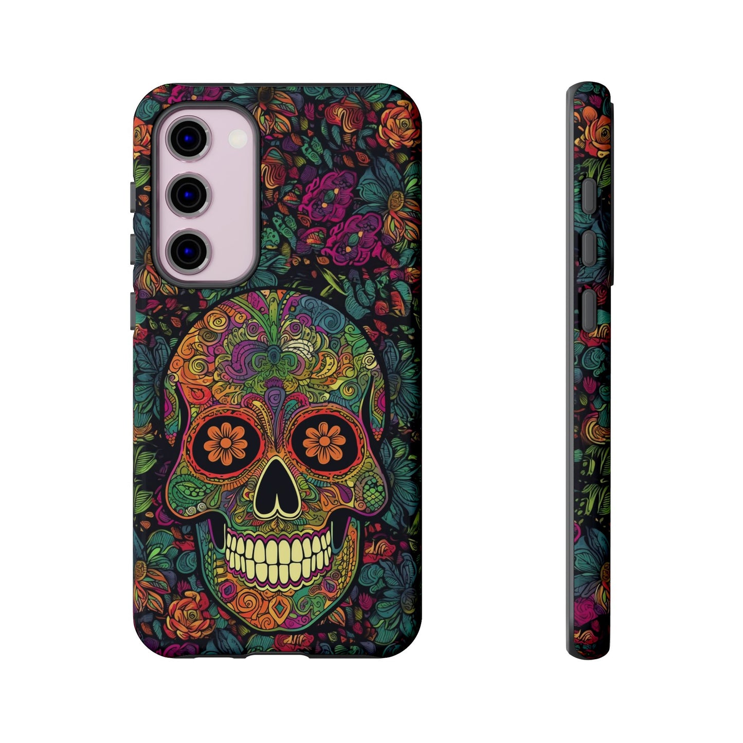 Retro Sugar Skull Tough Cases