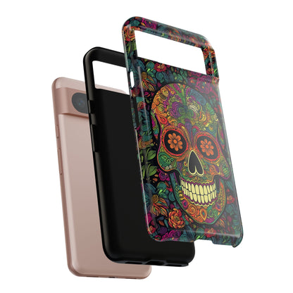 Retro Sugar Skull Tough Cases