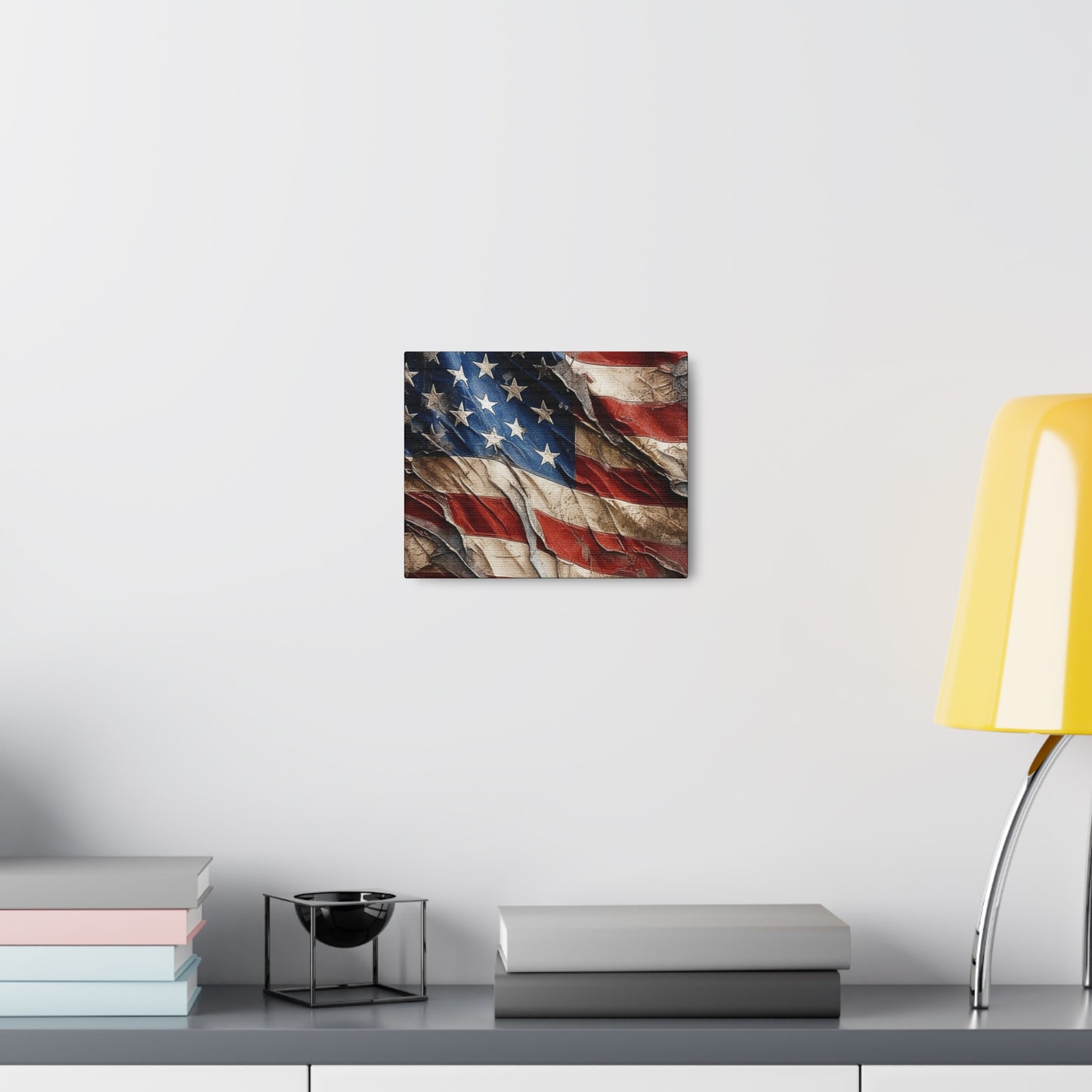 American Flag Distressed Canvas Gallery Wraps