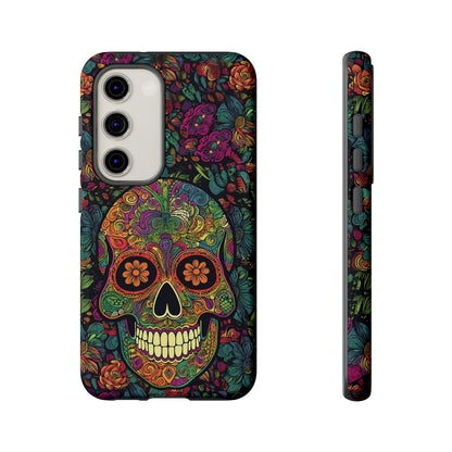 Retro Sugar Skull Tough Cases