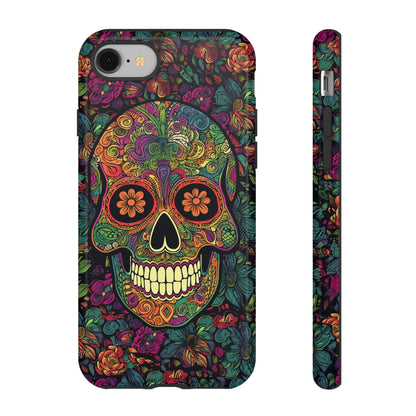 Retro Sugar Skull Tough Cases