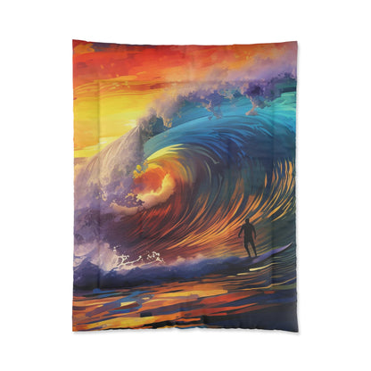 Polynesian Wave Comforter