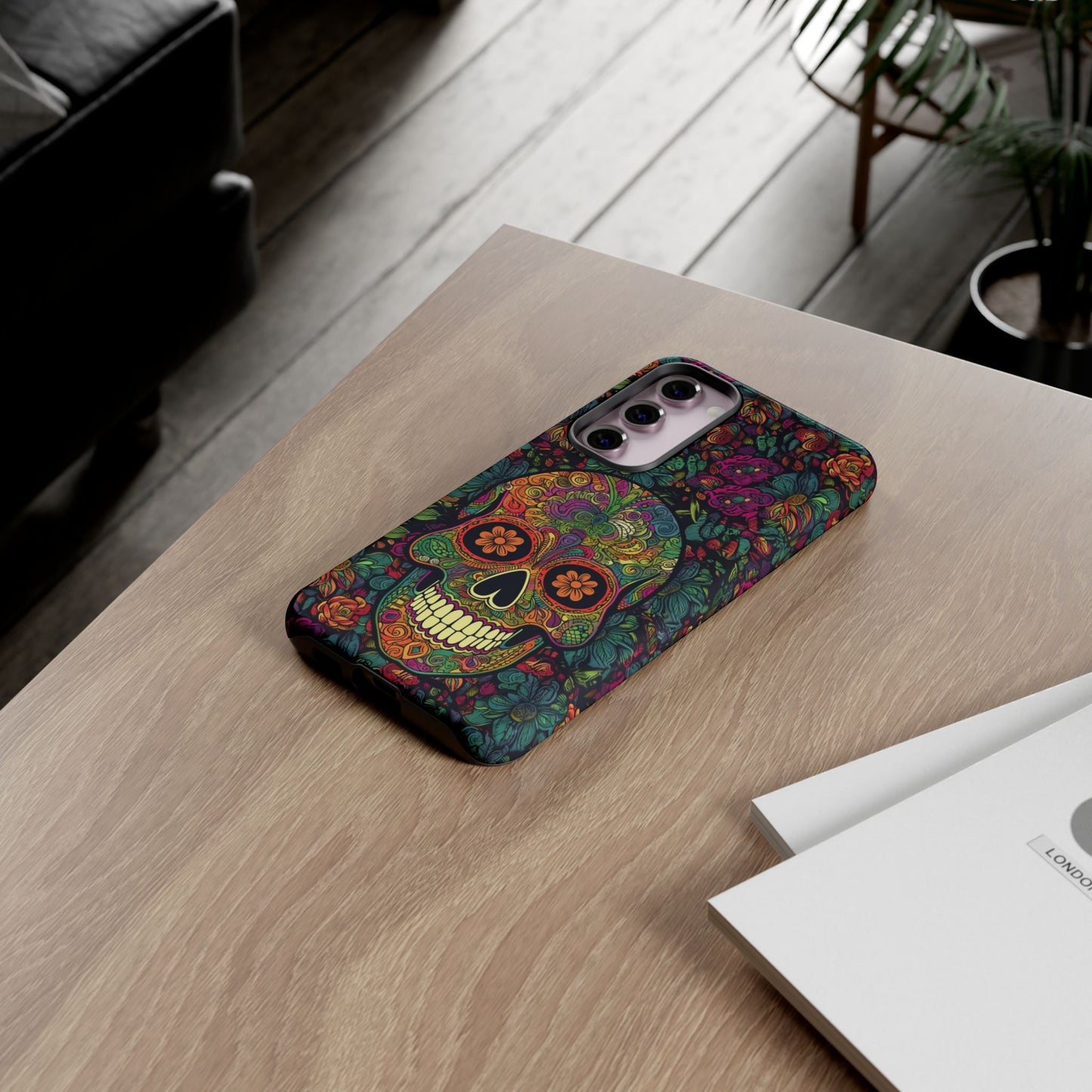 Retro Sugar Skull Tough Cases