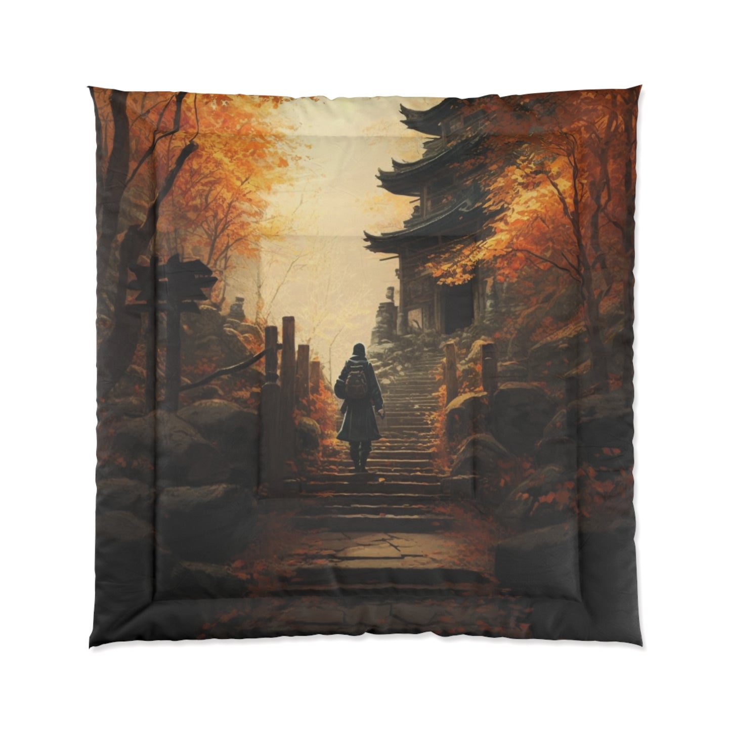 Autumn Temple Comforter