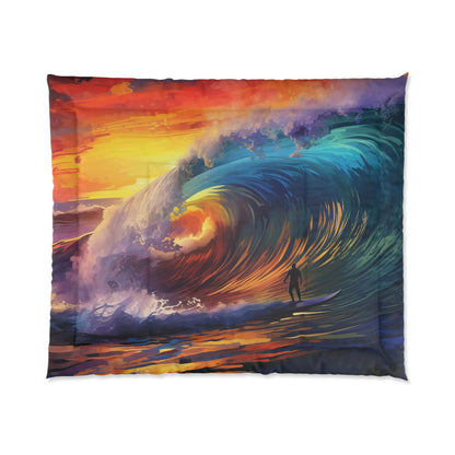 Polynesian Wave Comforter