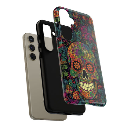 Retro Sugar Skull Tough Cases