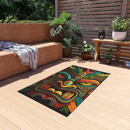 Horn Tiki Outdoor Area Rug