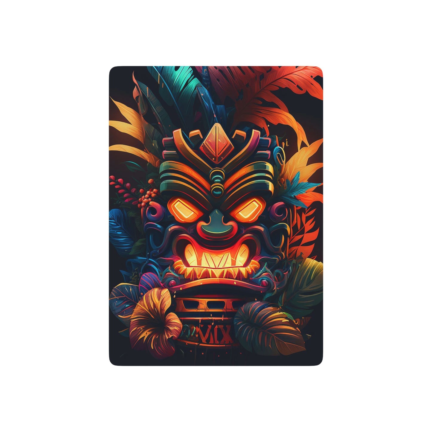 Fire Tiki Poker Playing Cards