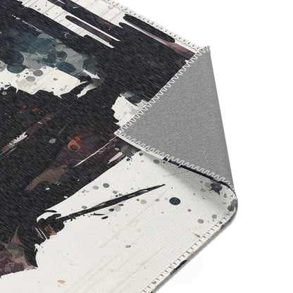 Forest Rain Samurai Area Rug