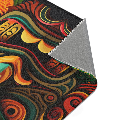 Horn Tiki Area Rug