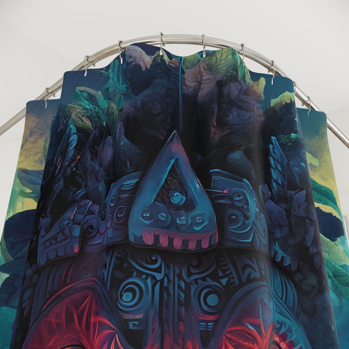 FrankenTiki Shower Curtains