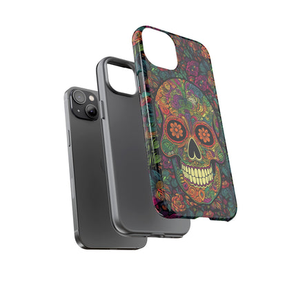 Retro Sugar Skull Tough Cases