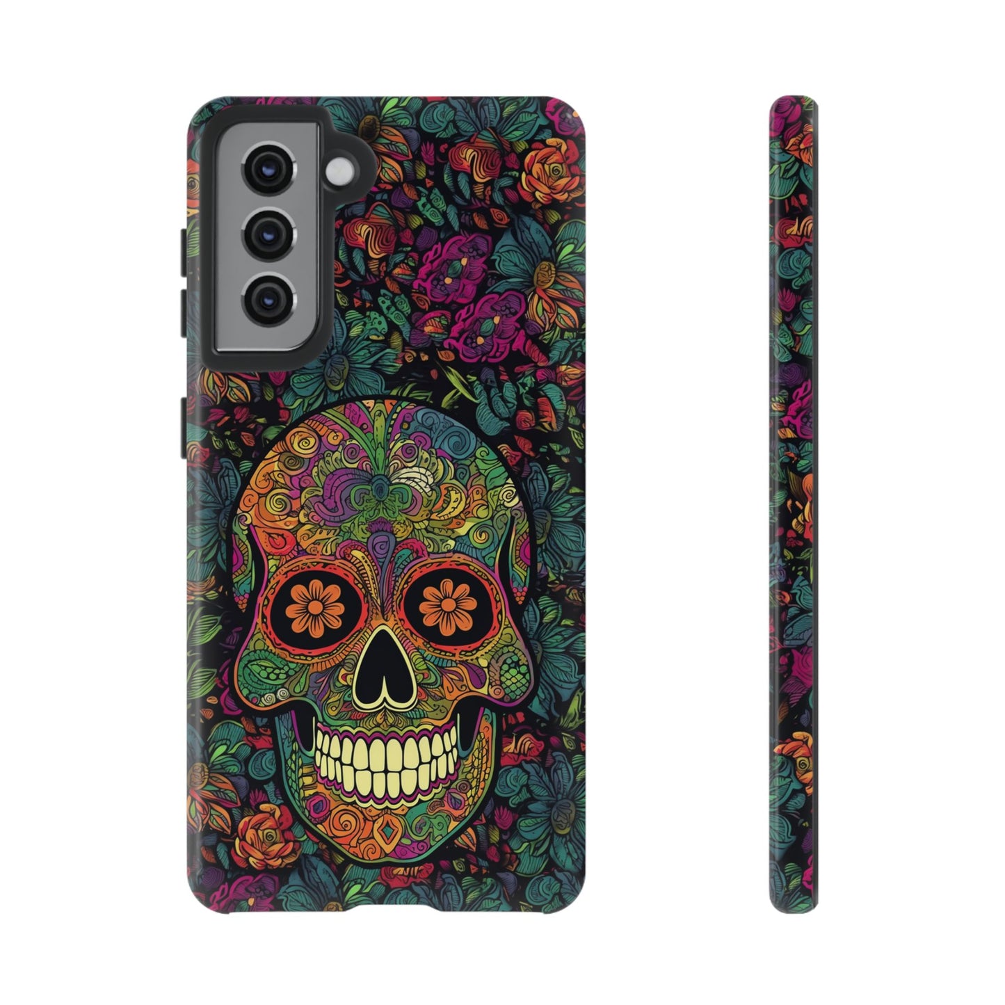 Retro Sugar Skull Tough Cases