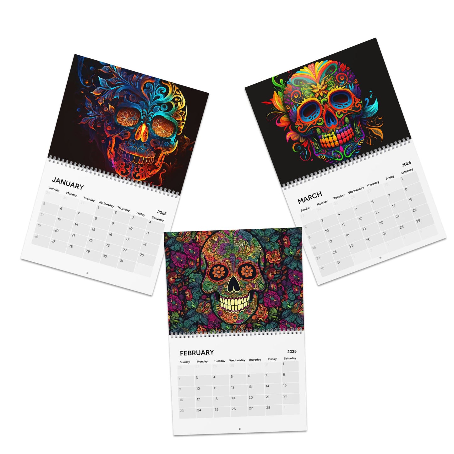 Sugar Skull Calendar (2025)