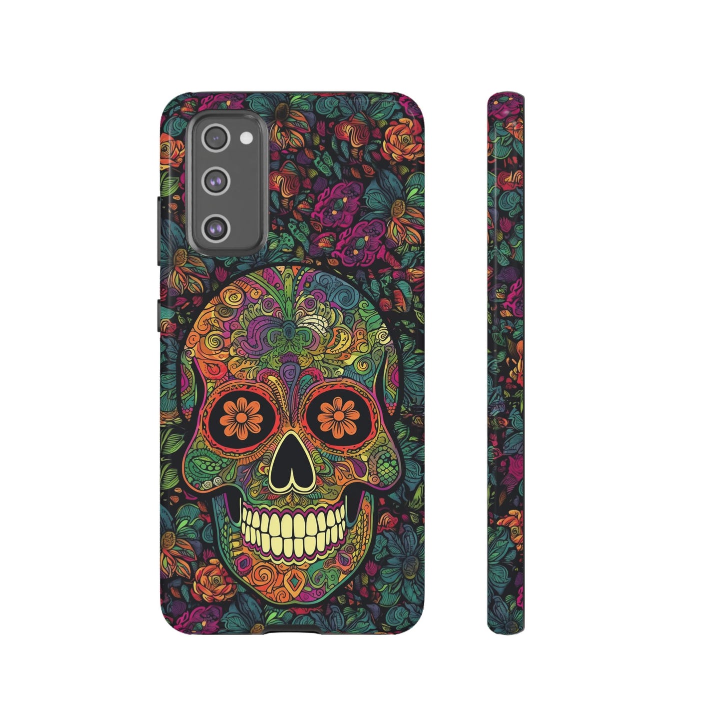 Retro Sugar Skull Tough Cases