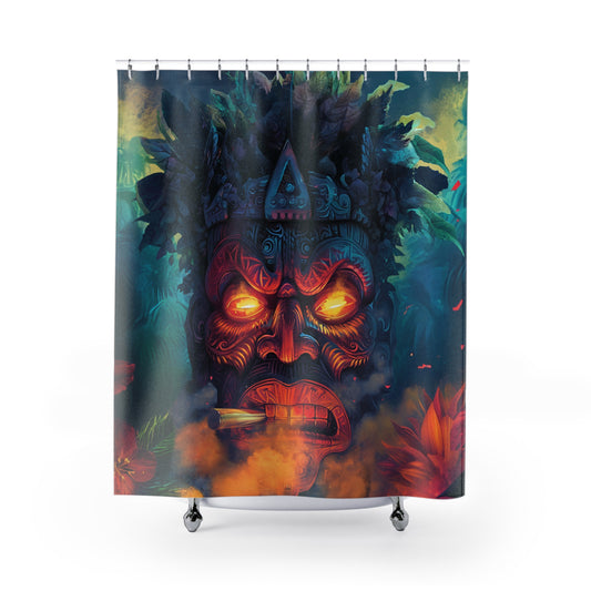 FrankenTiki Shower Curtains