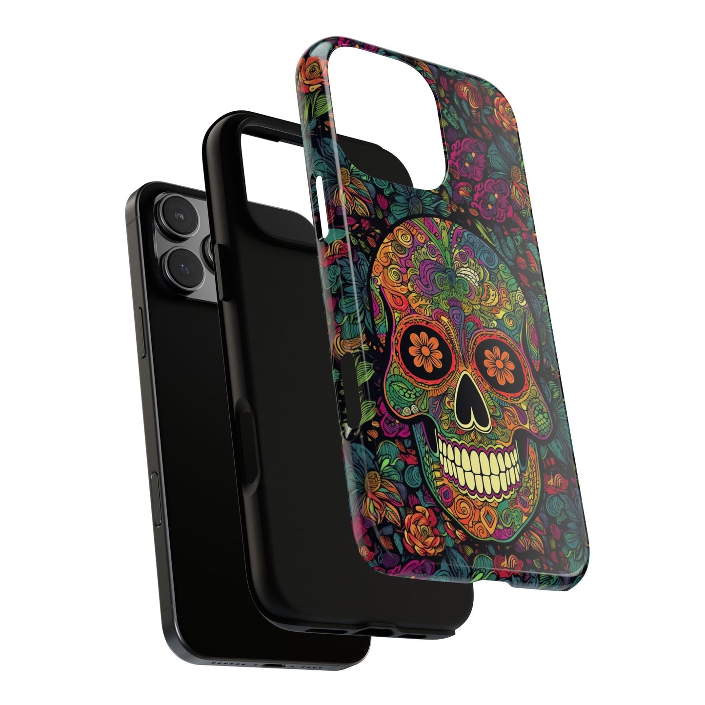 Retro Sugar Skull Tough Cases