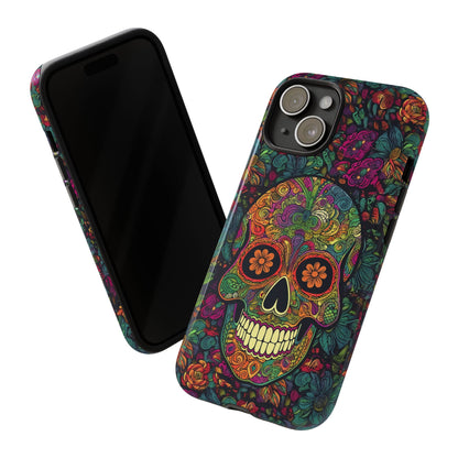 Retro Sugar Skull Tough Cases