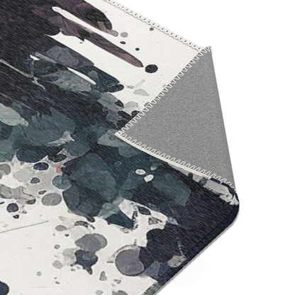 Forest Rain Samurai Area Rug