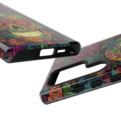 Retro Sugar Skull Tough Cases