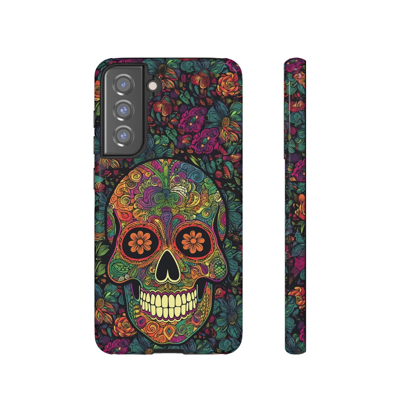 Retro Sugar Skull Tough Cases