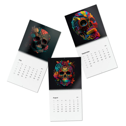 Sugar Skull Wall Calendar (2024)