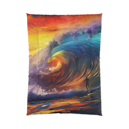 Polynesian Wave Comforter