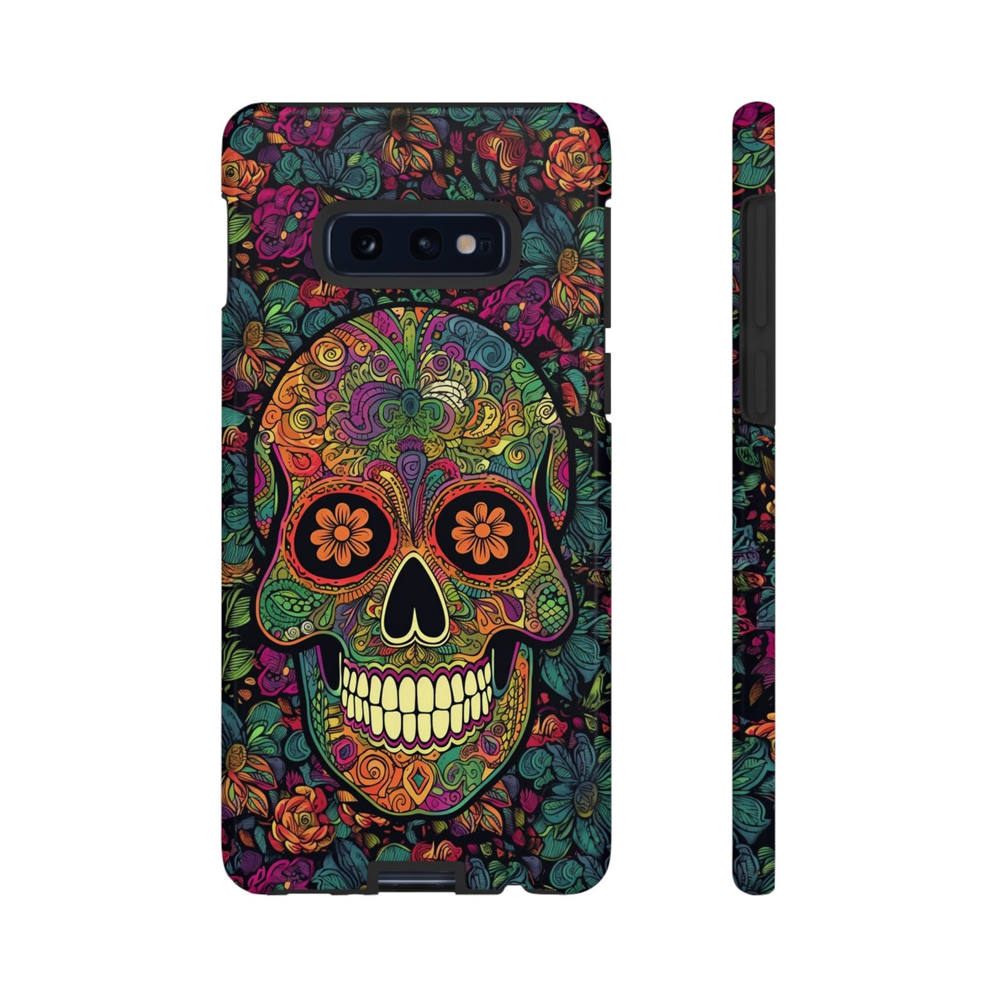 Retro Sugar Skull Tough Cases