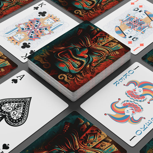 Angry Tiki Poker Playing Cards