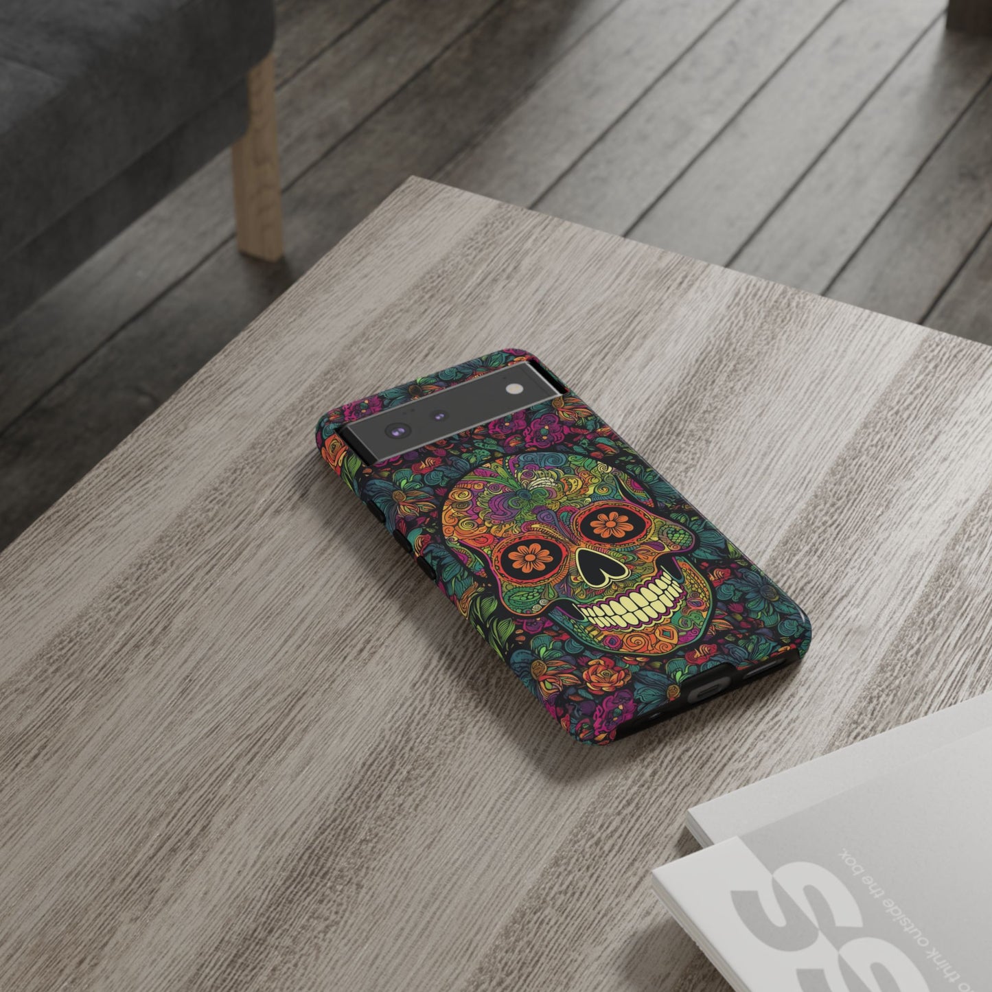 Retro Sugar Skull Tough Cases