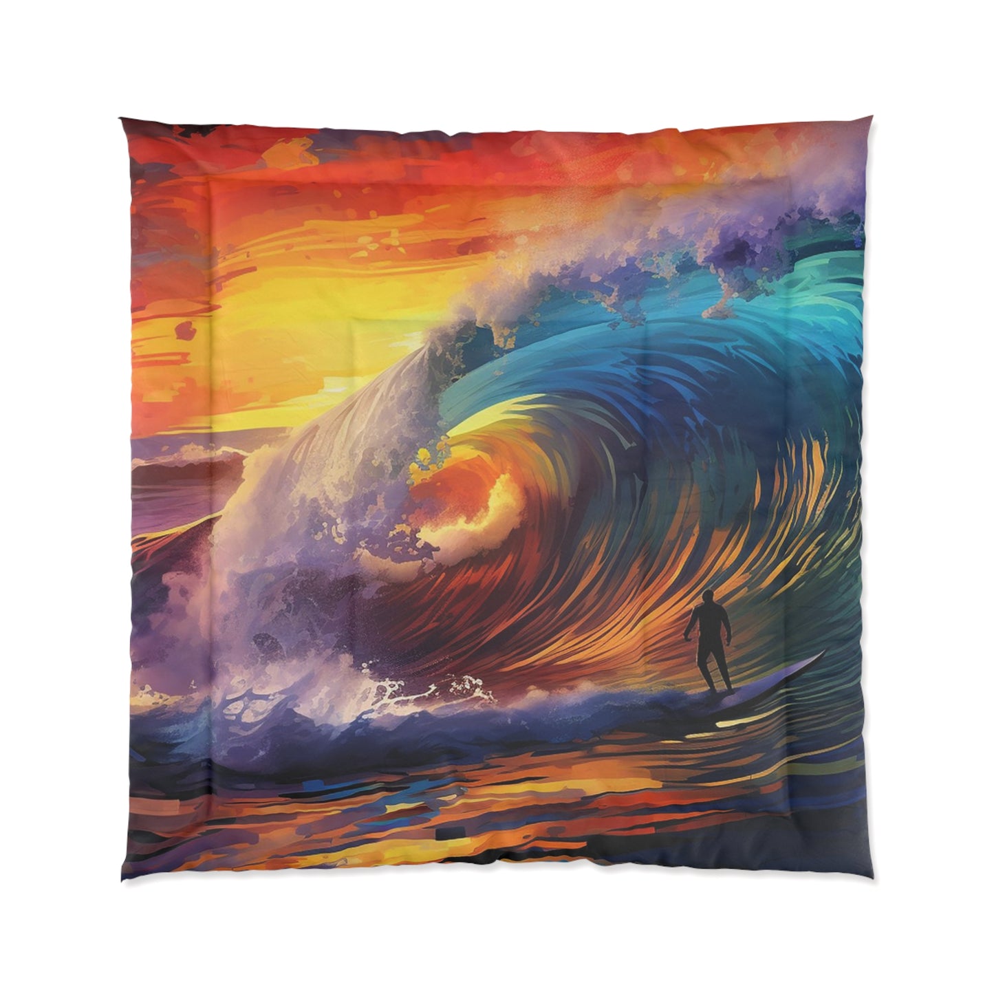 Polynesian Wave Comforter