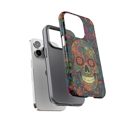 Retro Sugar Skull Tough Cases