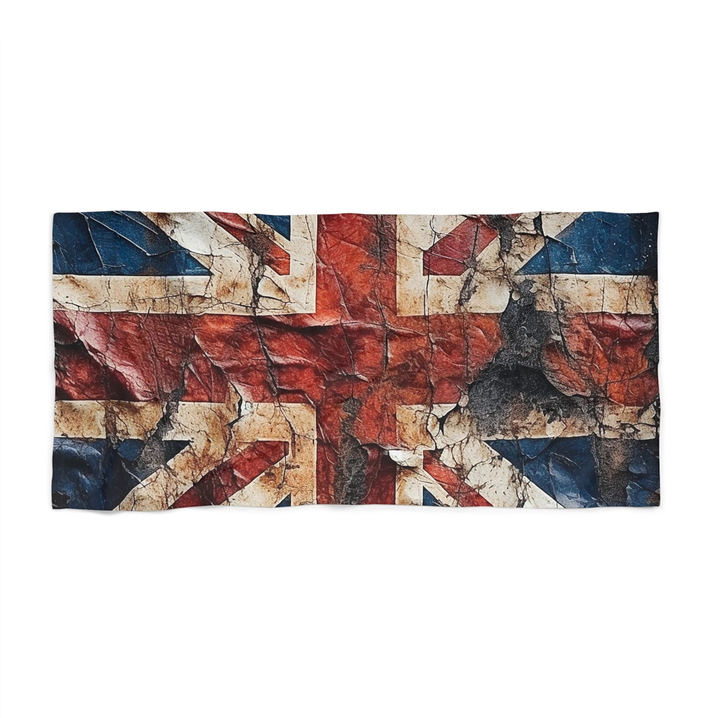 Tattered Union Jack Beach Towel