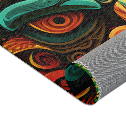 Horn Tiki Area Rug