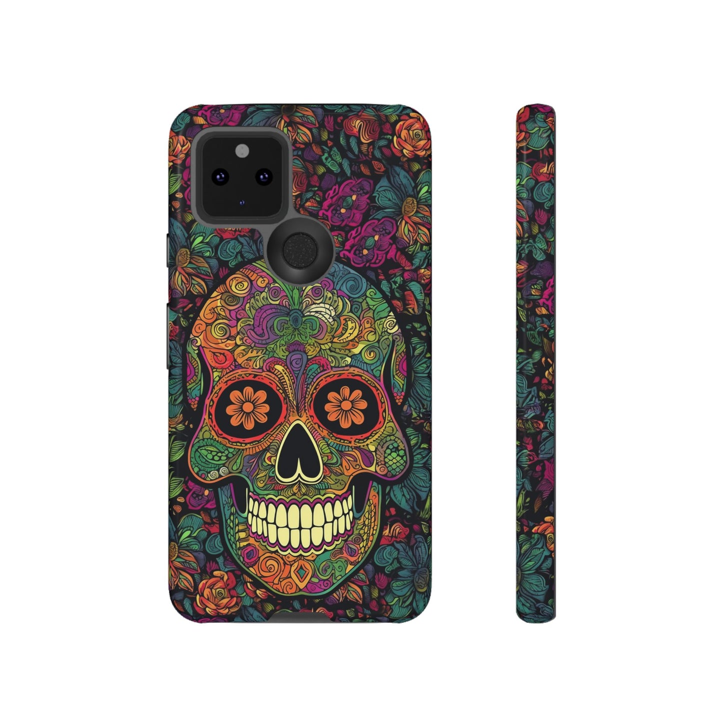 Retro Sugar Skull Tough Cases