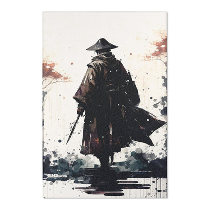 Forest Rain Samurai Area Rug