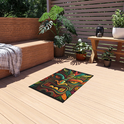 Horn Tiki Outdoor Area Rug