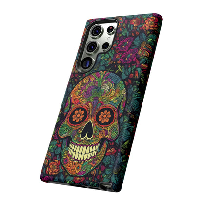 Retro Sugar Skull Tough Cases