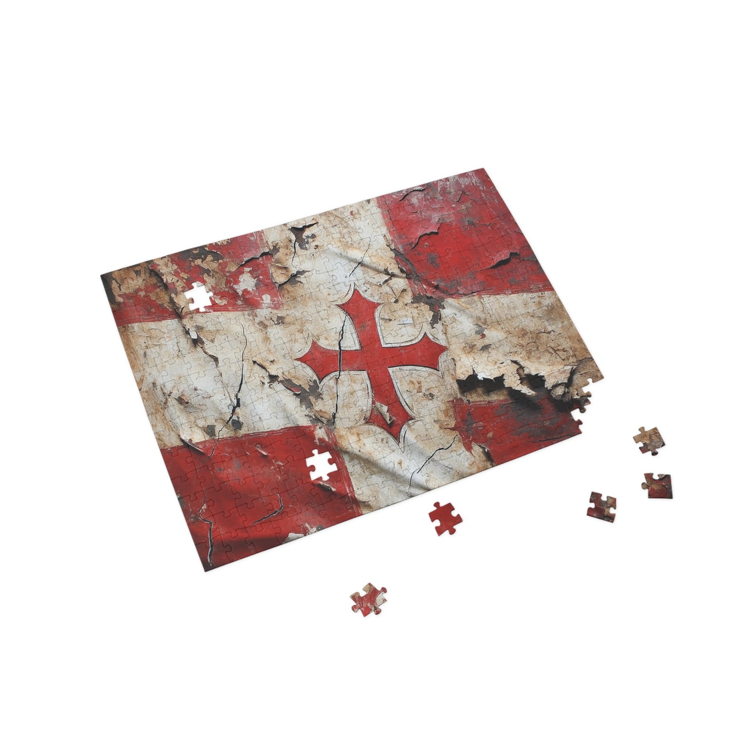 Templar Flag Puzzle (96, 252, 500, 1000-Piece)