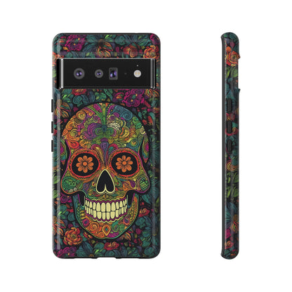 Retro Sugar Skull Tough Cases