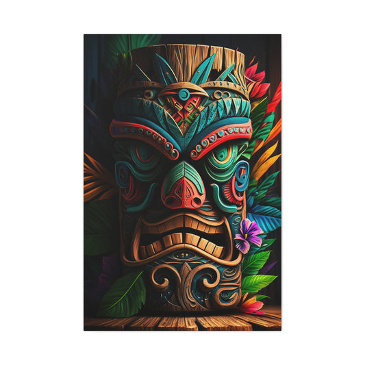 Tiki Idol Canvas Gallery Wraps