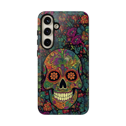 Retro Sugar Skull Tough Cases