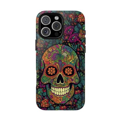 Retro Sugar Skull Tough Cases