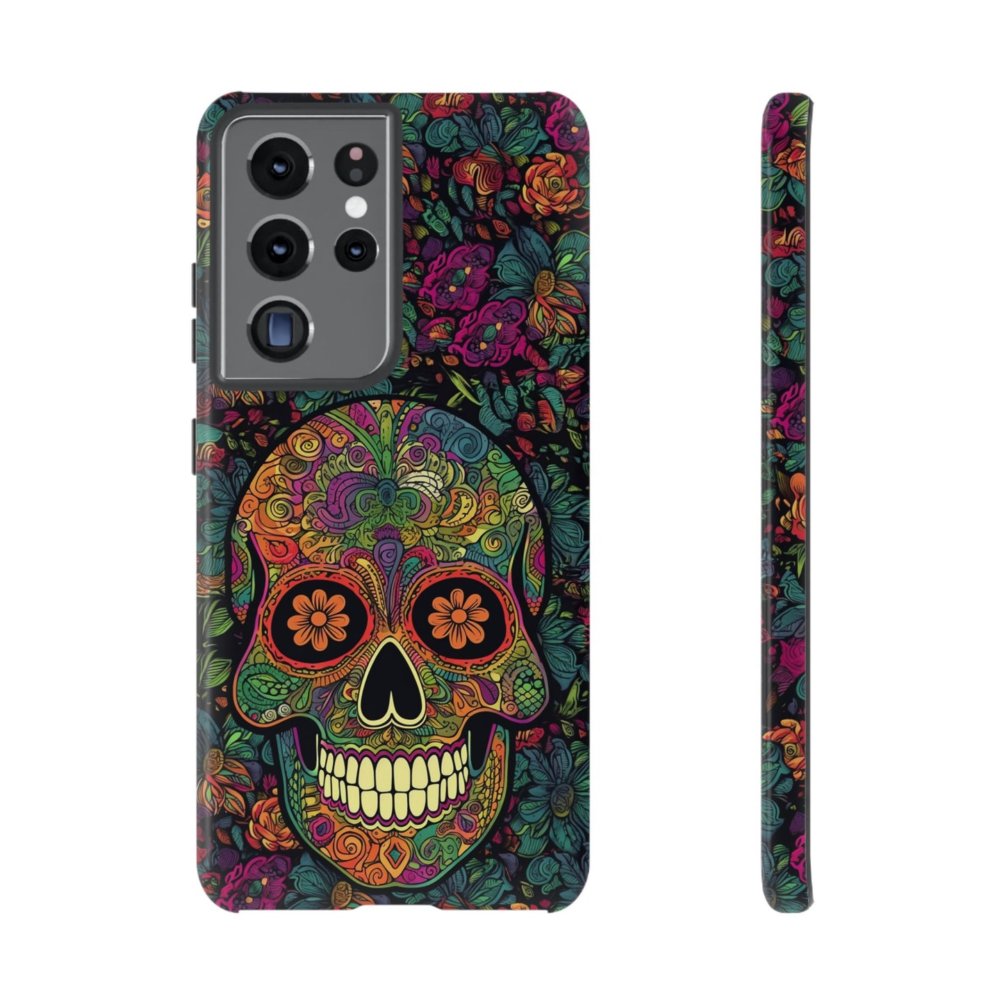 Retro Sugar Skull Tough Cases