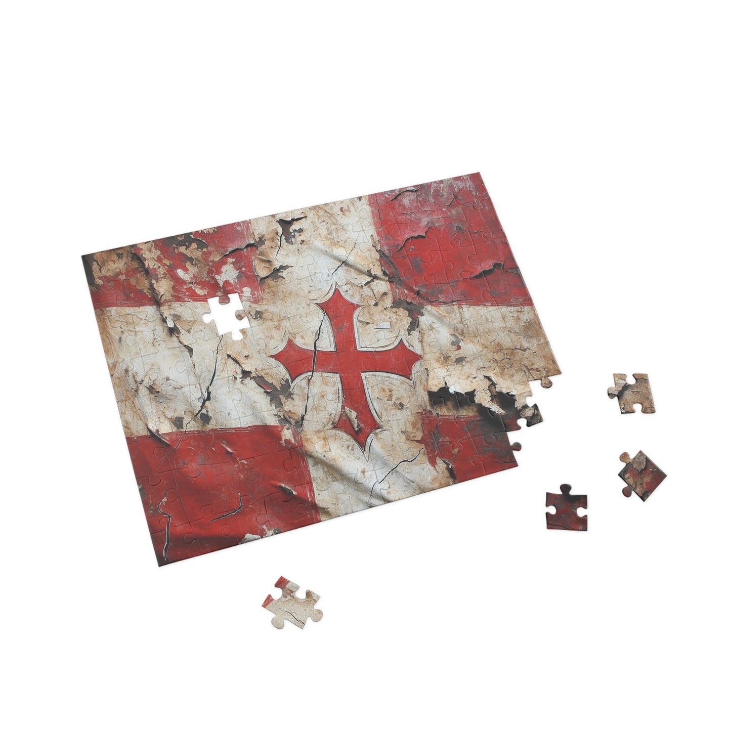 Templar Flag Puzzle (96, 252, 500, 1000-Piece)