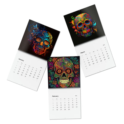 Sugar Skull Wall Calendar (2024)